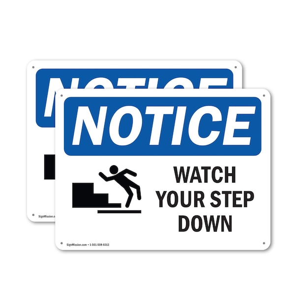 Signmission Safety Culture Sign, 14 in Width, Plastic, Rectangle OS-2PACK-NS-P-1014-L-18964 - main